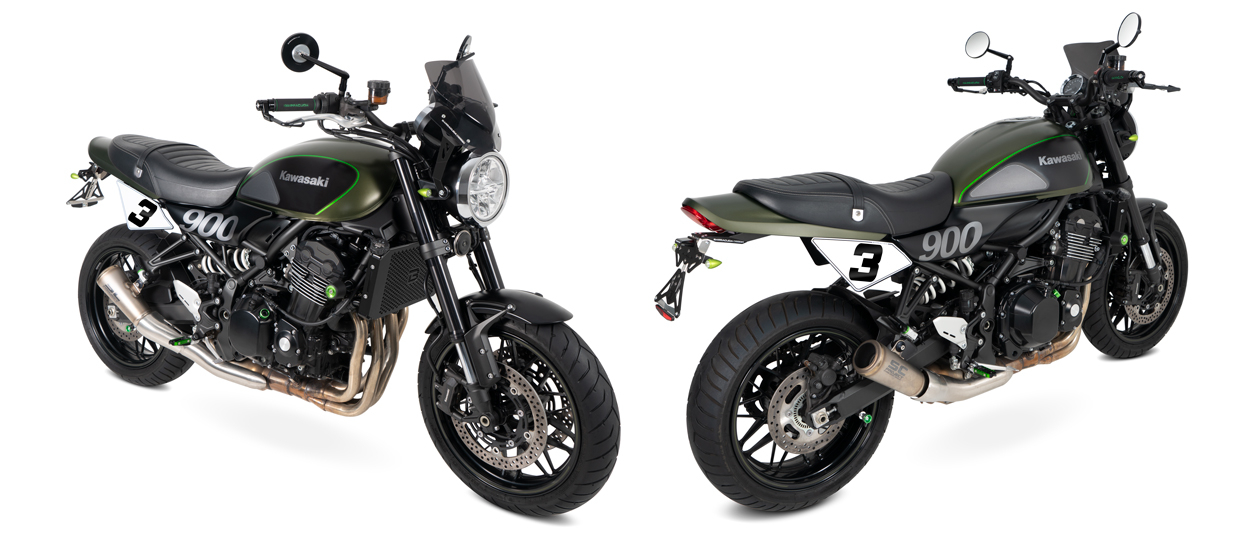 Barracuda Motorrad Kennzeichenhalter speziell für Kawasaki Z900 RS