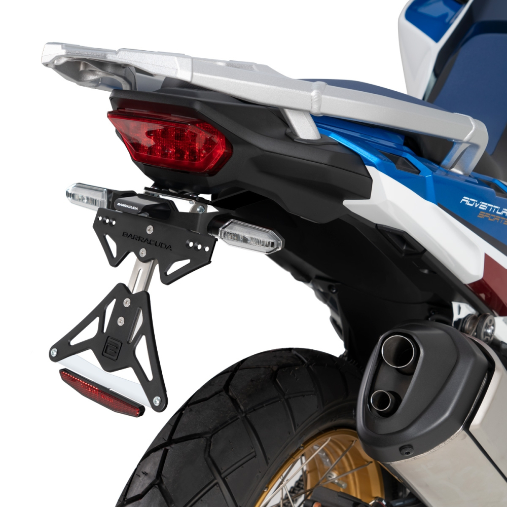 Barracuda Kennzeichenhalter für Honda Africa Twin 2021- zur Verwendung mit originalen Blinkern